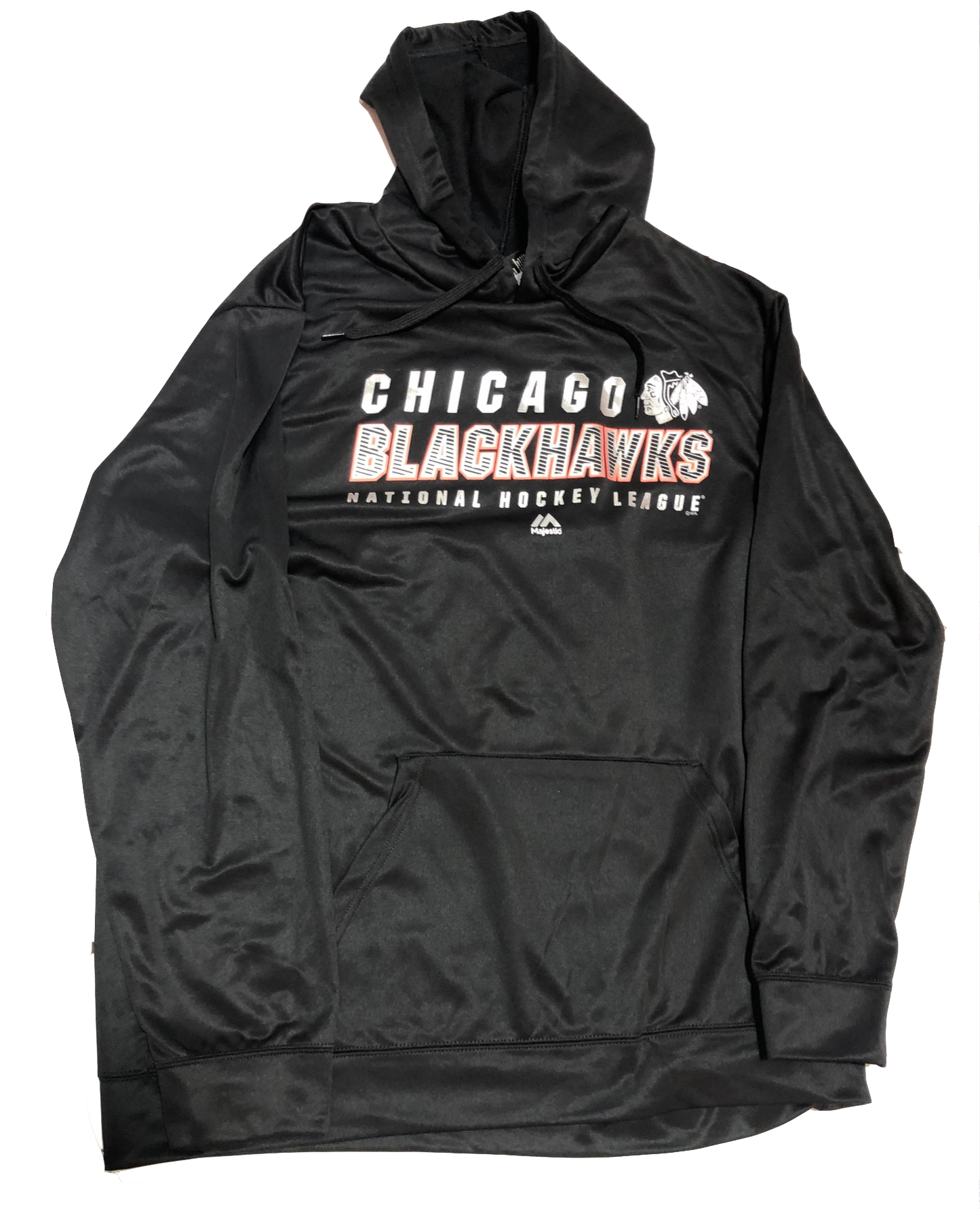 Chicago Blackhawks Adult All Time Save Fleece Hooded Sweatshirt By Majestic