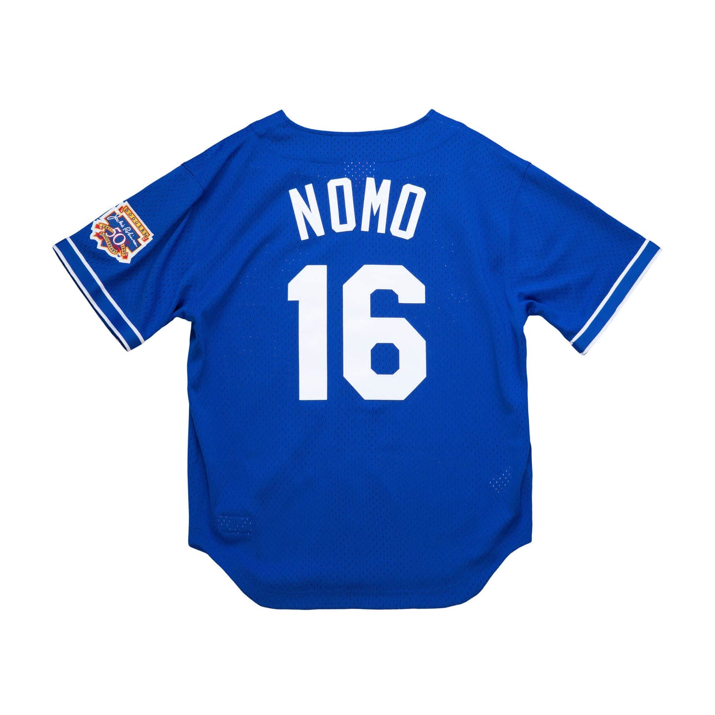 Men's Los Angeles Dodgers Hideo Nomo Mitchell & Ness Royal Cooperstown Collection Mesh Batting Practice Jersey