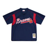 Men's Atlanta Braves Chipper Jones 2003 Mitchell & Ness Navy Cooperstown Batting Practice Jersey - Pro Jersey Sports