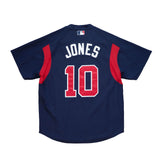 Men's Atlanta Braves Chipper Jones 2003 Mitchell & Ness Navy Cooperstown Batting Practice Jersey - Pro Jersey Sports