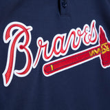 Men's Atlanta Braves Chipper Jones 2003 Mitchell & Ness Navy Cooperstown Batting Practice Jersey - Pro Jersey Sports