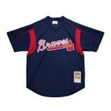 Men's Atlanta Braves Greg Maddux 2003 Mitchell & Ness Navy Cooperstown Batting Practice Jersey - Pro Jersey Sports