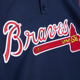 Men's Atlanta Braves Greg Maddux 2003 Mitchell & Ness Navy Cooperstown Batting Practice Jersey - Pro Jersey Sports