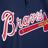 Men's Atlanta Braves John Smoltz 2003 Mitchell & Ness Navy Cooperstown Batting Practice Jersey - Pro Jersey Sports