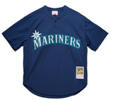 Men's Seattle Mariners Ichiro Suzuki 2002 Mitchell & Ness Navy Cooperstown Collection Mesh Batting Practice Jersey - Pro Jersey Sports