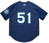 Men's Seattle Mariners Ichiro Suzuki 2002 Mitchell & Ness Navy Cooperstown Collection Mesh Batting Practice Jersey - Pro Jersey Sports
