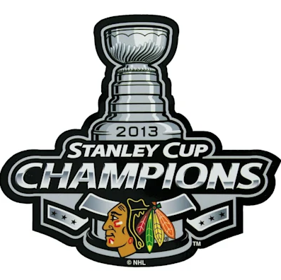 Chicago Blackhawks 8X8 2013 Stanley Cup Champions Perfect Cut Decal