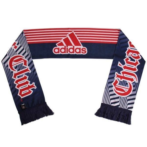 Chicago Fire SC adidas Navy Blue/Red Sublimated Scarf - Pro Jersey Sports - 2