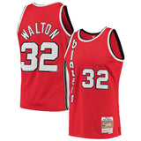 Men's Bill Walton Portland Trail Blazers 1976 Mitchell & Ness Red Hardwood Classics Swingman Jersey - Pro Jersey Sports
