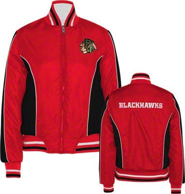 Women's Chicago Blackhawks Full Zip Reversible Polyester Jacket
