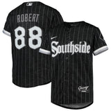 Youth Chicago White Sox Luis Robert Nike Black/Anthracite City Connect Replica Player Jersey - Pro Jersey Sports