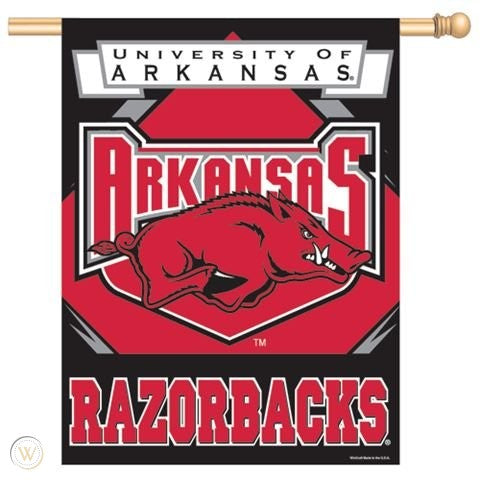 University of Arkansas Razorbacks 27" x 37" Vertical Flag