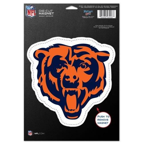 CHICAGO BEARS Die Cut Logo Magnet 6.25" x 9" - Pro Jersey Sports