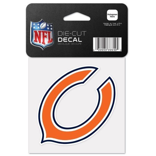 CHICAGO BEARS Perfect Cut Color Decal 4" x 4" - Pro Jersey Sports