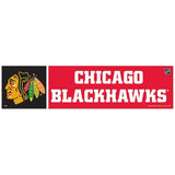CHICAGO BLACKHAWKS BUMPER STRIP 3" X 12" - Pro Jersey Sports