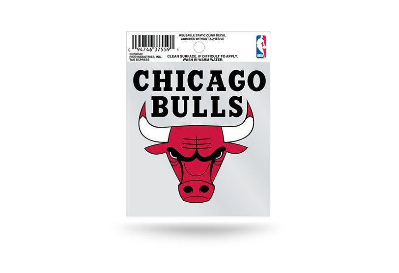 Chicago Bulls Small Window Cling - Pro Jersey Sports - 1