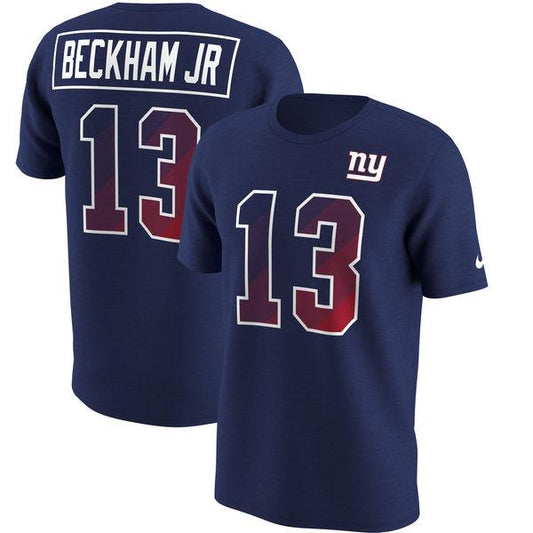 Men's New York Giants Royal Nike Odell Beckham Jr. Prism Player Tee