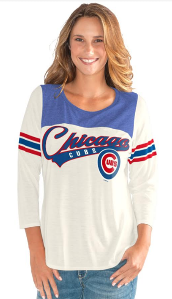 Women’s Chicago Cubs Endzone Long Sleeve Tee By GIII