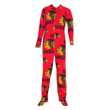 Men's Chicago Blackhawks Ramble Micro Fleece Union Suit - Pro Jersey Sports