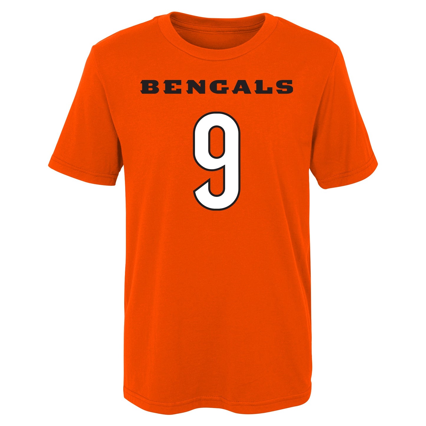Youth Joe Burrow Cincinnati Bengals Alternate Orange Name & Number T-Shirt