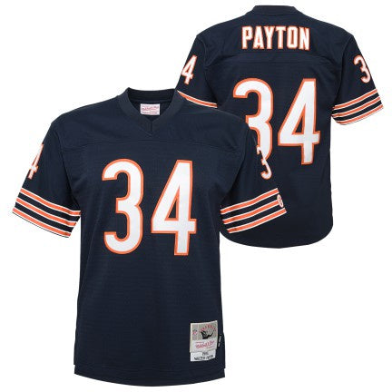 Youth Chicago Bears Walter Payton Mitchell & Ness Navy 1985 Retired Player Vintage Replica Jersey