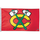 CHICAGO BLACKHAWKS Flag 3' X 5' - Pro Jersey Sports