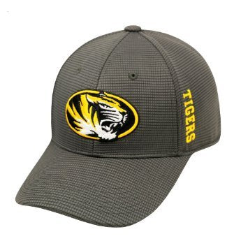 Missouri Tigers Gray Booster Plus One Fit Hat by Top of the World