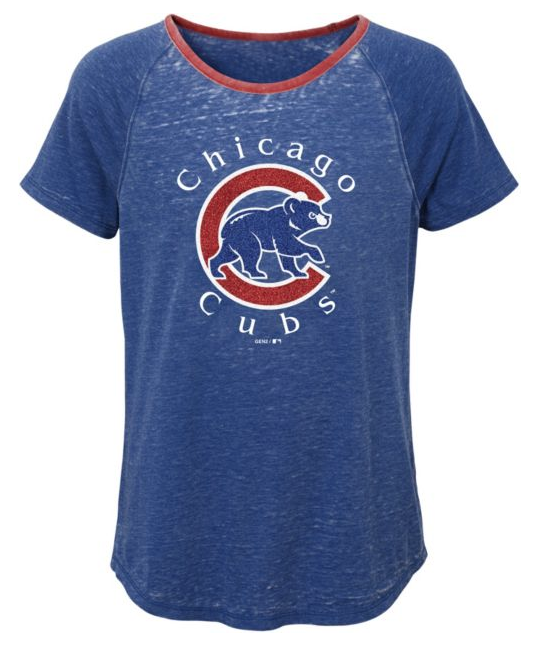 Majestic Youth Girls' Chicago Cubs Dugout Diva Shirt