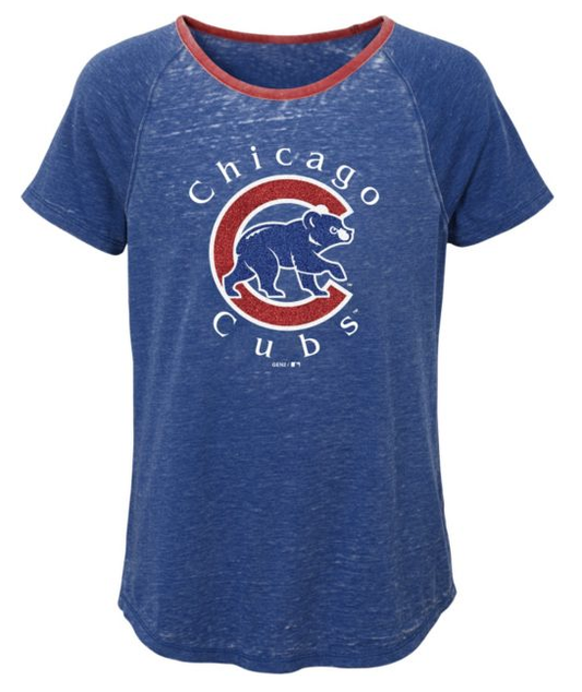 Majestic Youth Girls' Chicago Cubs Dugout Diva Shirt