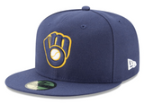 Milwaukee Brewers Authentic Collection 59Fifty Fitted Alt 2 Hat - Pro Jersey Sports