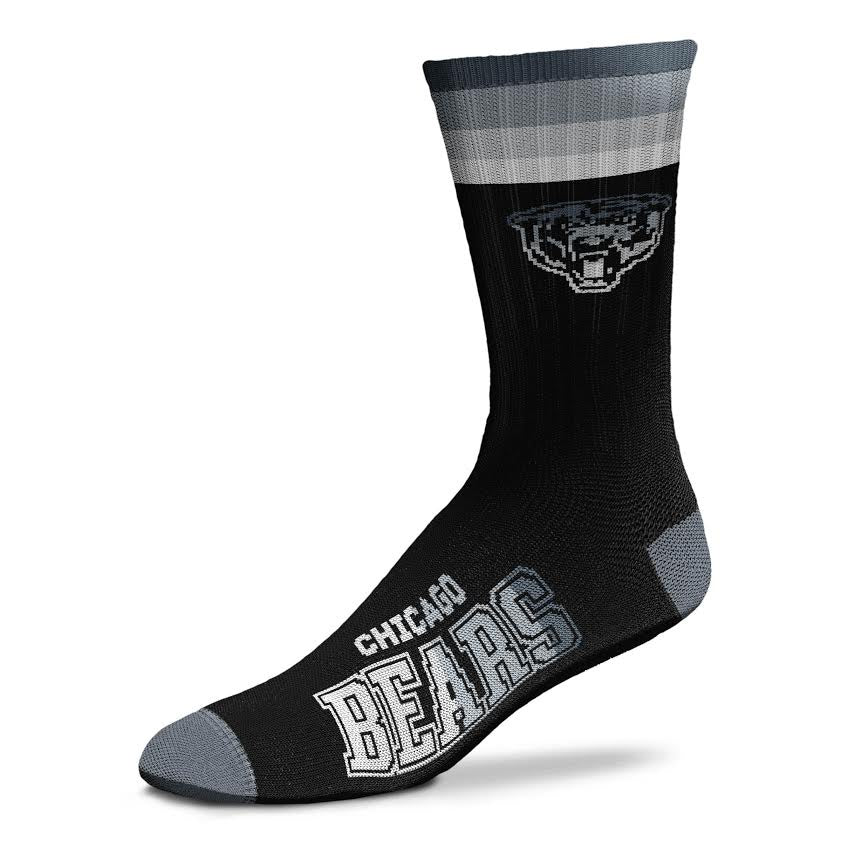 Men's Chicago Bears Platinum Deuce FBF Socks