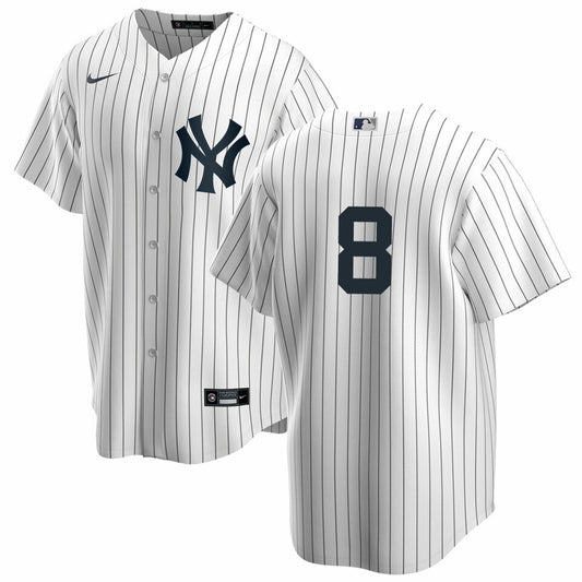 Men's Nike Yogi Berra White New York Yankees Home Official Replica Player Jersey