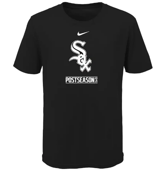 Chicago White Sox Nike Youth 2020 Postseason Authentic Collection T-Shirt - Black