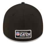 Men's Chicago Bears New Era Crucial Catch 2022 NFL Coaches Sideline Primary Logo White/Black 39THIRTY Flex Hat - Pro Jersey Sports