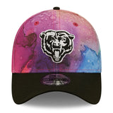 Men's Chicago Bears New Era Crucial Catch 2022 NFL Sideline Mascot Logo Ink 39THIRTY Flex Hat - Pro Jersey Sports