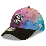 Men's Chicago Bears New Era Crucial Catch 2022 NFL Sideline Mascot Logo Ink 39THIRTY Flex Hat - Pro Jersey Sports