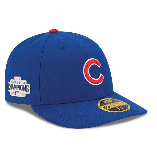 Chicago Cubs New Era 2016 World Series Champions Side Patch Low Pro 59FIFTY Fitted Hat