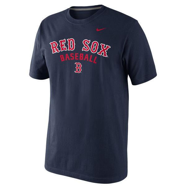 Men's MLB  Boston Red Sox Nike Navy Home Practice T-Shirt