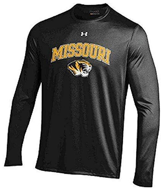NCAA Missouri Tigers Men's Under Armour Long Sleeve Sleeve Performance NuTech Tee