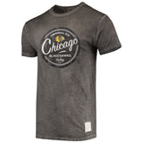 Men's Chicago Blackhawks Original 6 Oil Wash Retro Brand Tee - Pro Jersey Sports