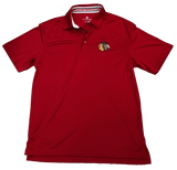 Chicago Blackhawks RPM Back Stripe Polo By Levelwear-Red - Pro Jersey Sports