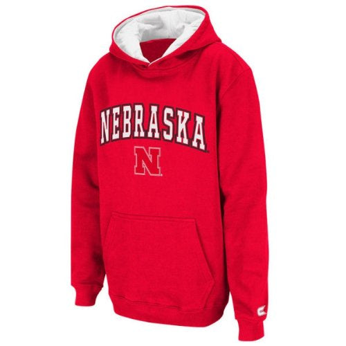 Nebraska Cornhuskers Colosseum Youth Red Automatic Hooded Sweatshirt