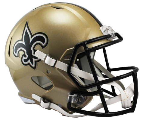 New Orleans Saints Full Size Speed Replica Helmet