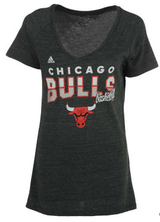 Womens Chicago Bulls Horizon Lines T-Shirt - Pro Jersey Sports