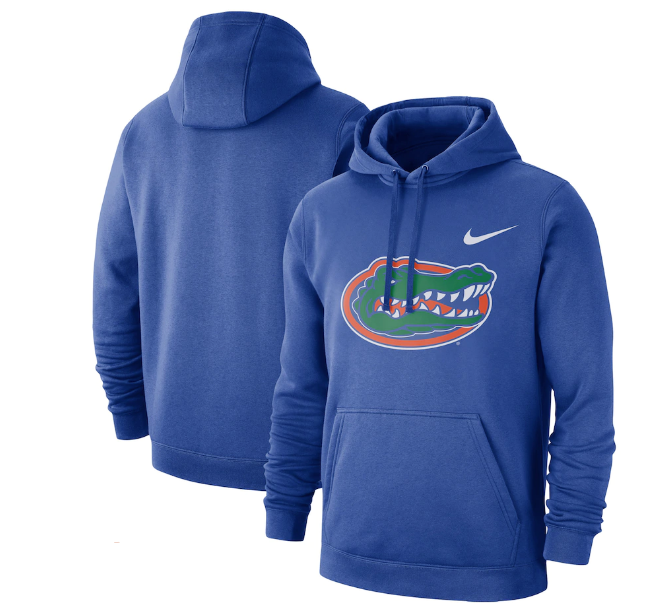Florida Gators Nike Logo Club Fleece Pullover Hoodie - Royal