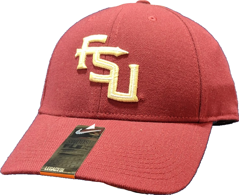 Nike Florida State Seminoles Maroon Swoosh Flex Performance Hat