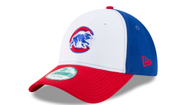 Chicago Cubs Walking Bear 9FORTY The League Adjustable Hat With White Panel Front By New Era