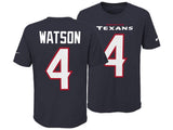 Youth Houston Texans Deshaun Watson Nike Navy Player Game Team Name & Number T-Shirt - Pro Jersey Sports