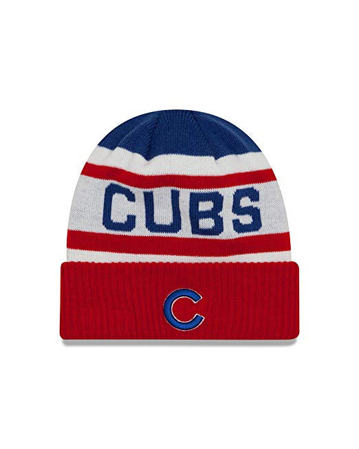 Chicago Cubs Biggest Fan 2  “C” Logo Knit Hat By New Era