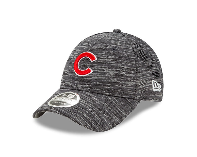 Men's Chicago Cubs New Era 9FORTY Gray Tech Adjustable Hat